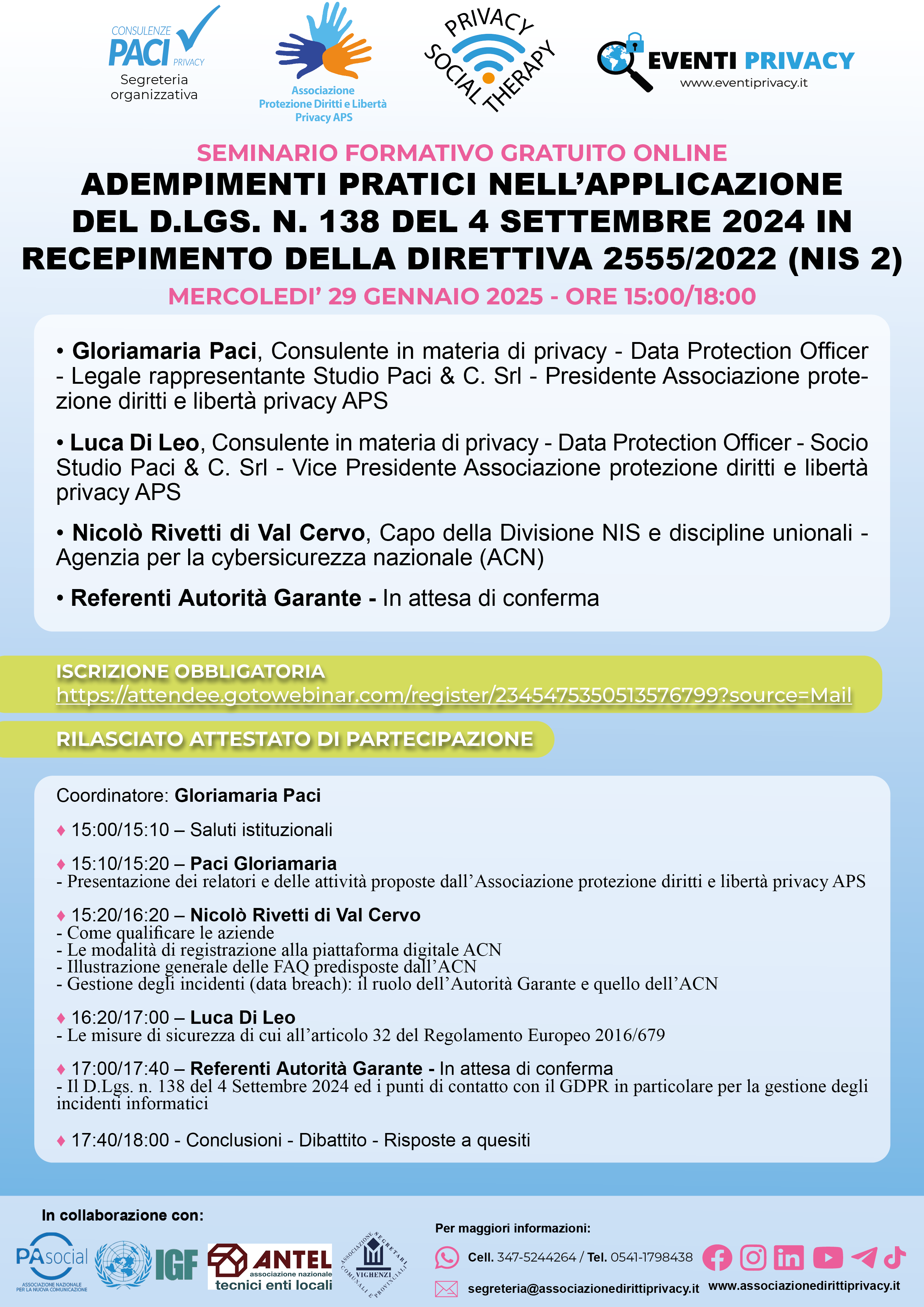 ADEMPIMENTI PRATICI NELL’APPLICAZIONE DEL D.LGS. N. 138 DEL 4 SETTEMBRE 2024 IN RECEPIMENTO DELLA DIRETTIVA 2555/2022 (NIS 2)